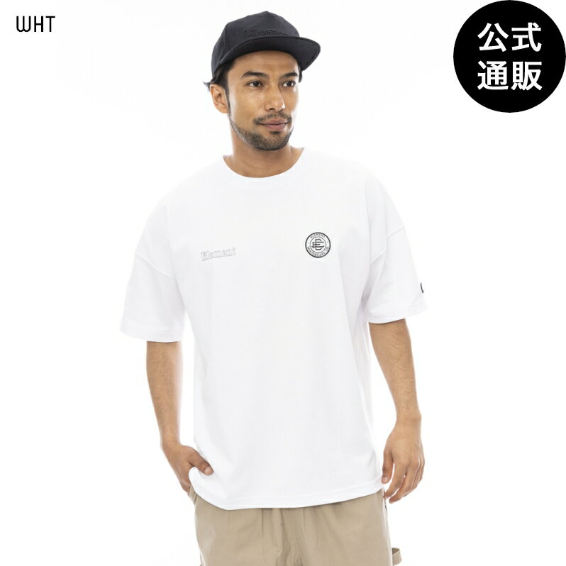 2024 エレメント メンズ ROUND SS Tシャツ WHT 【2024年夏モデル】 全1色 M/L/XL ELEMENT