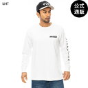 【お買い物マラソン期間はP10倍!】【OUTLET】【50%OFF】2024 ビラボン メンズ BACK LOGO ロンT WHT 【2024年秋冬モデル】 全1色 S/M/L/XL BILLABONG