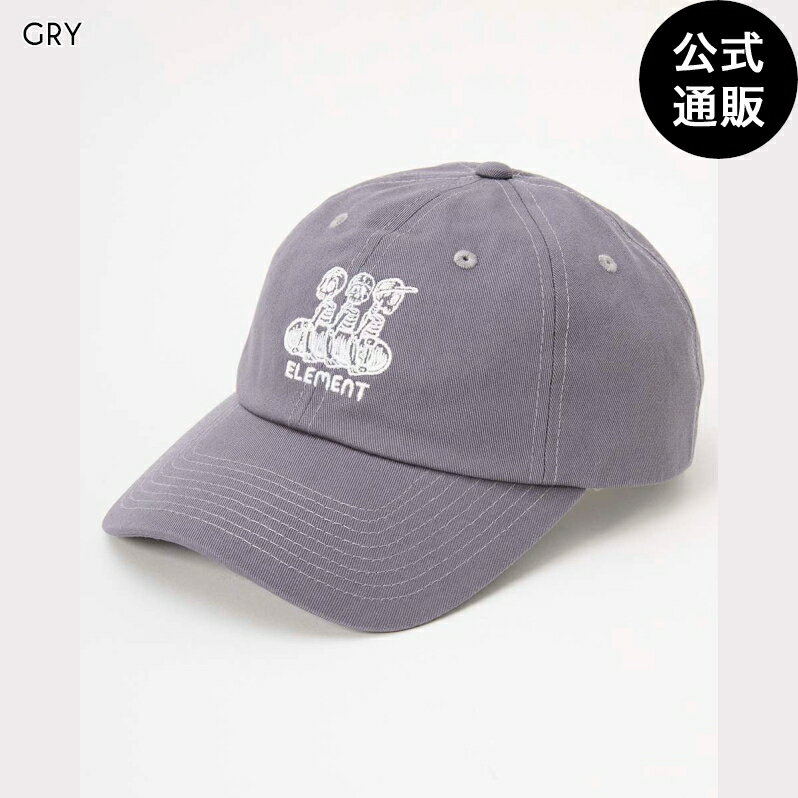 【お買い物マラソン期間はP10倍！】【OUTLET】【40%OFF】2024 エレメント キッズ TIMBER 3 CAP YOUTH キャップ GRY 【2024年秋冬モデル】 全1色 F ELEMENT