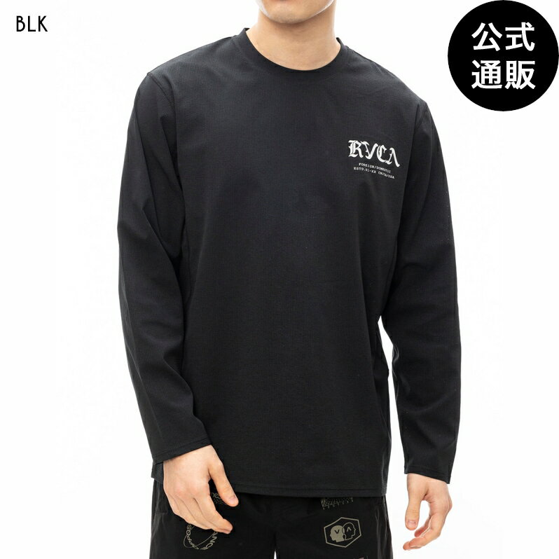【お買い物マラソン期間はP10倍！】【OUTLET】【50%OFF】【送料無料】2024 ルーカ メンズ BALANCE BULGE LT ロンT BLK 【2024年秋冬モデル】 全1色 S/M/L rvca