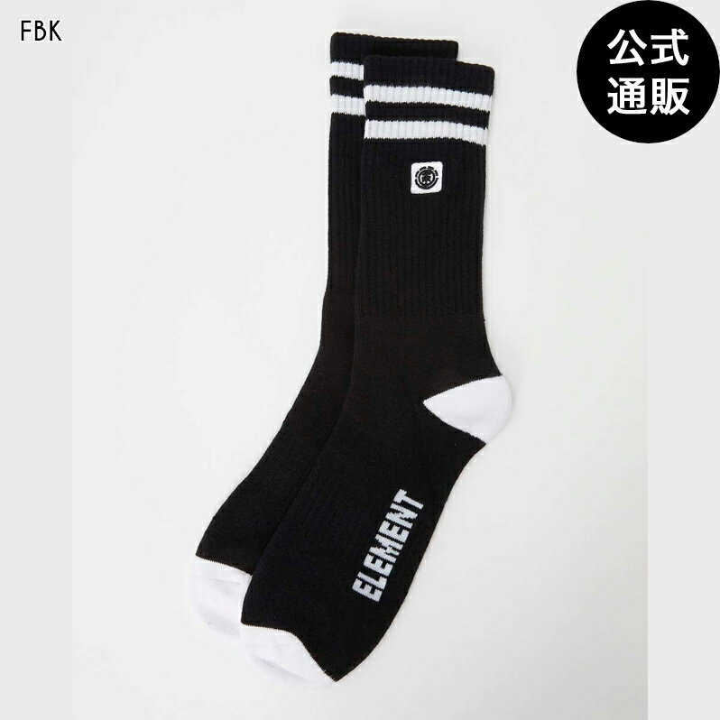 2024 エレメント メンズ CLEARSIGHT SOCKS ソックス FBK 【2024年秋冬モデル】 全1色 F ELEMENT
