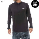 【お買い物マラソン期間はP10倍!】【OUTLET】【50%OFF】【送料無料】2024 ルーカ SPORT メンズ SPORT VENT LS HALF Z パーカー BLK 【2024年秋冬モデル】 全1色 S/M/L/XL rvca