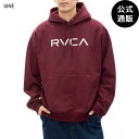 【お買い物マラソン期間はP10倍!】【OUTLET】【50%OFF】【送料無料】2024 ルーカ メンズ BIG ルーカ HD パーカー WNE 【2024年秋冬モデル】 全1色 S/M/L/XL rvca