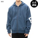 【お買い物マラソン期間はP10倍!】【OUTLET】【50%OFF】【送料無料】2024 ルーカ メンズ FAKE ルーカ ZIP HD パーカー DKD 【2024年秋冬モデル】 全1色 S/M/L/XL rvca