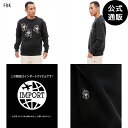 【お買い物マラソン期間はP10倍!】【OUTLET】【50%OFF】【送料無料】2024 エレメント メンズ LCTXE SAY HI CREW トレーナー FBK 【2024年秋冬モデル】 全1色 M/L/XL ELEMENT