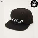【OUTLET】【50%OFF】2024 ルーカ キッズ ルーカ TWILL SNAPBACK キャップ BLK 【2024年秋冬モデル】 全1色 F rvca
