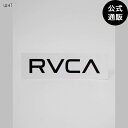 2024 ルーカ メンズ BIG ルーカ W220 STICKE ステッカー WHT 【2024年秋冬モデル】 全1色 F rvca