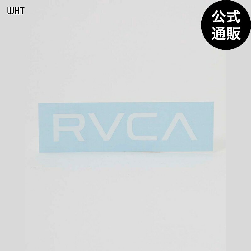 2024 ルーカ メンズ BIG ルーカ W80 CUTTING ステッカー WHT 【2024年秋冬モデル】 全1色 F rvca