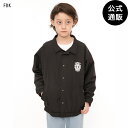 【楽天スーパーSALE期間はP10倍!】【OUTLET】【50%OFF】【送料無料】2024 エレメント キッズ TIMBER 3 COACH JACKE ジャケット FBK 【2024年秋冬モデル】 全1色 S/125-135/M/135-145/L/145-155/XL/155-165 ELEMENT
