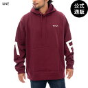 【お買い物マラソン期間はP10倍!】【OUTLET】【50%OFF】【送料無料】2024 ルーカ メンズ FAKE ルーカ HD パーカー WNE 【2024年秋冬モデル】 全1色 S/M/L/XL rvca