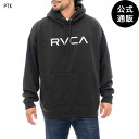 【お買い物マラソン期間はP10倍!】【OUTLET】【50%OFF】【送料無料】2024 ルーカ メンズ BIG ルーカ HD パーカー PTK 【2024年秋冬モデル】 全1色 S/M/L/XL rvca