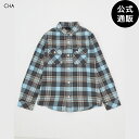 【OUTLET】【50%OFF】【送料無料】2024 ルーカ キッズ THATLL WORK FLANNEL 長袖シャツ CHA 【2024年秋冬モデル】 全1色 S/M/L/XL rvca