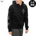 【お買い物マラソン期間はP10倍!】【OUTLET】【50%OFF】【送料無料】2024 ルーカ メンズ CHEFS KISS HOODIE パーカー BLK 【2024年秋冬モデル】 全1色 S/M/L/XL rvca