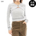 【OUTLET】【50%OFF】【送料無料】2024 ルーカ レディース BOLERO KNIT SET セーター GRY 【2024年冬モデル】 全1色 S/M rvca