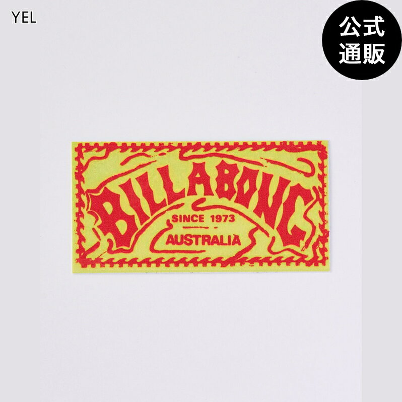 2024 ビラボン メンズ ステッカー YEL 【2024年秋冬モデル】 全1色 F BILLABO ...