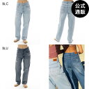 【SALE】【30%OFF】【送料無料】ビラボン レディース 【BEACH LOVER JEANS】 BASIC CRUSH STRAIGHT DENIM デニ...