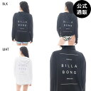 【お買い物マラソン期間はP10倍!】ビラボン レディース ZIP UP HOODED LOGO LOOSE RASHGUARD ジップラッシュガード 【2025...