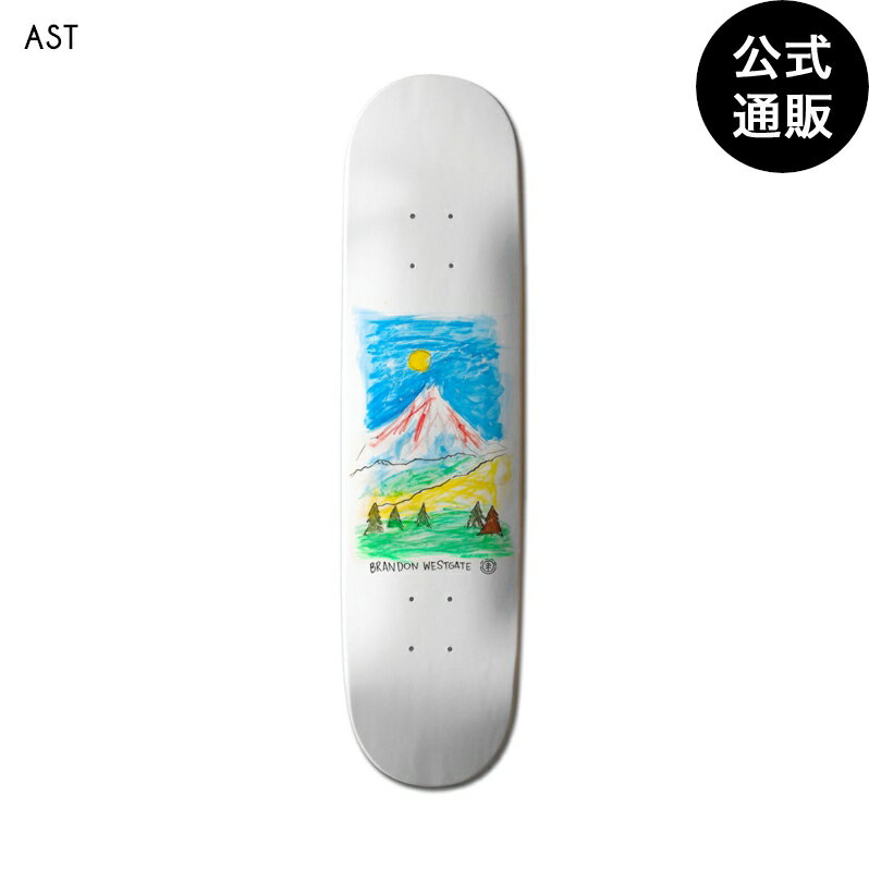 エレメント スケートボード 《8inch》 GREAT OUTDOORS BRANDON WESTGATE デッキ 【2025年春夏モデル】 全1色 8 ELEMENT