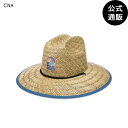 【お買い物マラソン期間はP10倍!】【SALE】【20%OFF】【送料無料】ビラボン メンズ TIDES PATCH STRAW ハット 【2025年夏モデル】 全1色 F BILLABONG