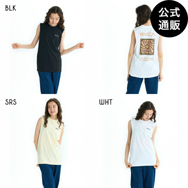 【OUTLET】【50%OFF】ルーカ レディース SUN WAVE CUTOFF TT タンクトップ 【2025年夏モデル】 全3色 S/M/L rvca