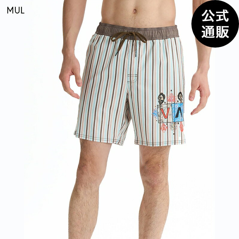 ルーカ メンズ 【RICH JACOBS】 JACOBS ARCHIVE STRP ELASTIC 17 ボードショーツ 【2025年夏モデル】 全1色 S/M/L/XL rvca