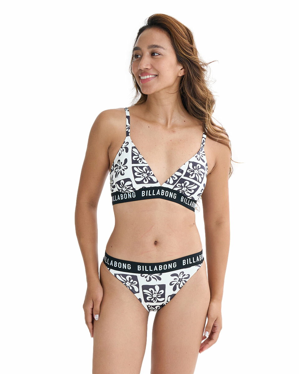 ビラボン　ビキニ　ブラック BILLABONG レディース HIGH NECK SHADOW TROPIC BIKINI 水着