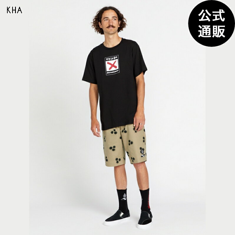 【お買い物マラソン期間はP10倍！】【OUTLET】Schroff X ボルコム Elastic Waist Shorts - Khaki 全1色 XXS/XS/S/M/L/XL/XXL/D