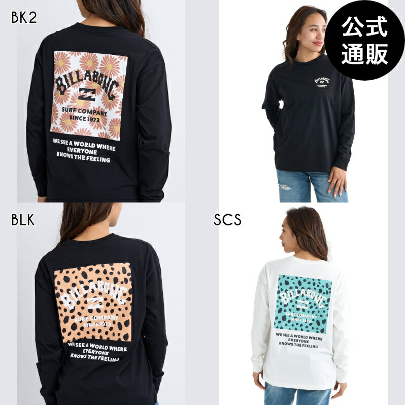 【SALE】【30%OFF】【楽天スーパーSALE期間はP10倍！】ビラボン レディース SQUARE LOGO BOY FIT ロンT 【BOY FIT】【2025年秋冬モデル】 全3色 M/L BILLABONG