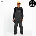 【OUTLET】【30%OFF】【送料無料】ボルコム Mens Rain Gore-Tex Bib Overalls - Black 全1色 XS/S/M/L/...
