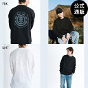 【お買い物マラソン期間はP10倍!】エレメント メンズ LOGO LS ロンT 【2025年秋冬モデル】 全2色 M/L/XL ELEMENT