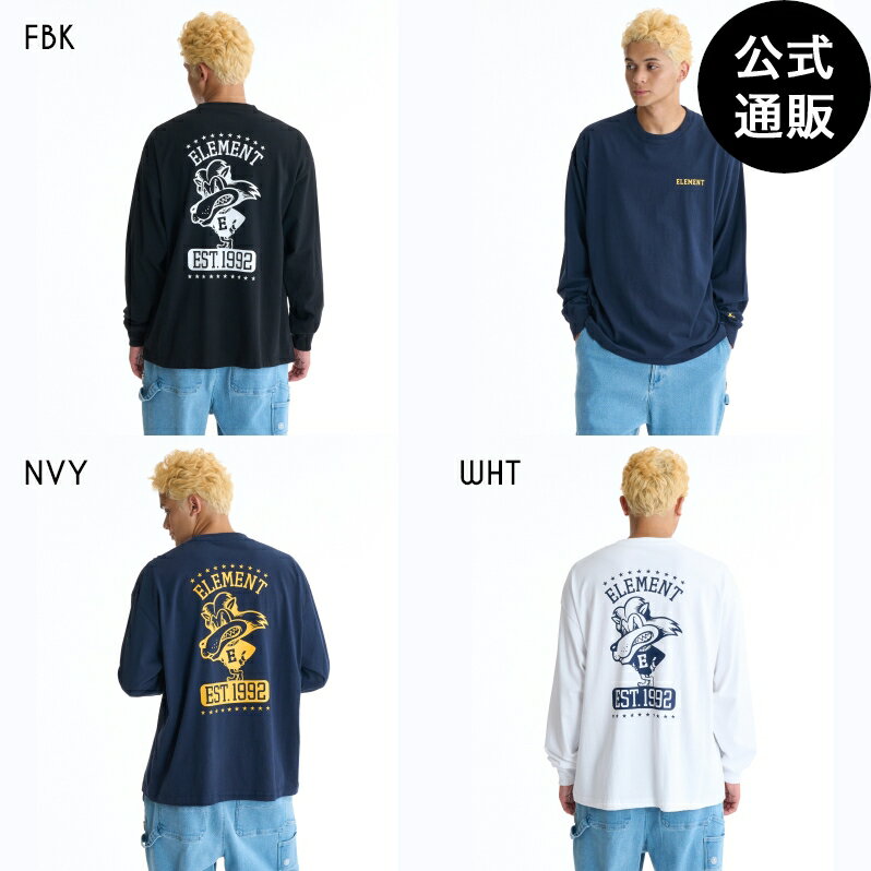 【SALE】【30%OFF】【送料無料】【直営店限定】エレメント メンズ LION LS ロンT 【2025年秋冬モデル】 全3色 M/L/XL ELEMENT