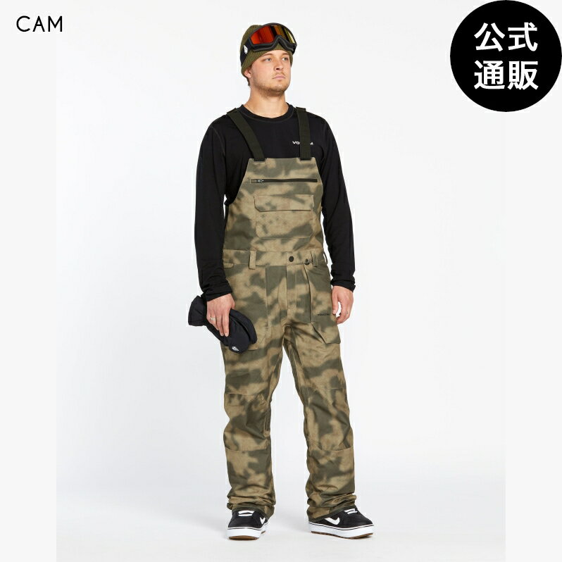 【OUTLET】【30%OFF】【送料無料】ボルコム Mens Roan Bib Overalls - Camouflage 全1色 XS/S/M/L/XL/X...