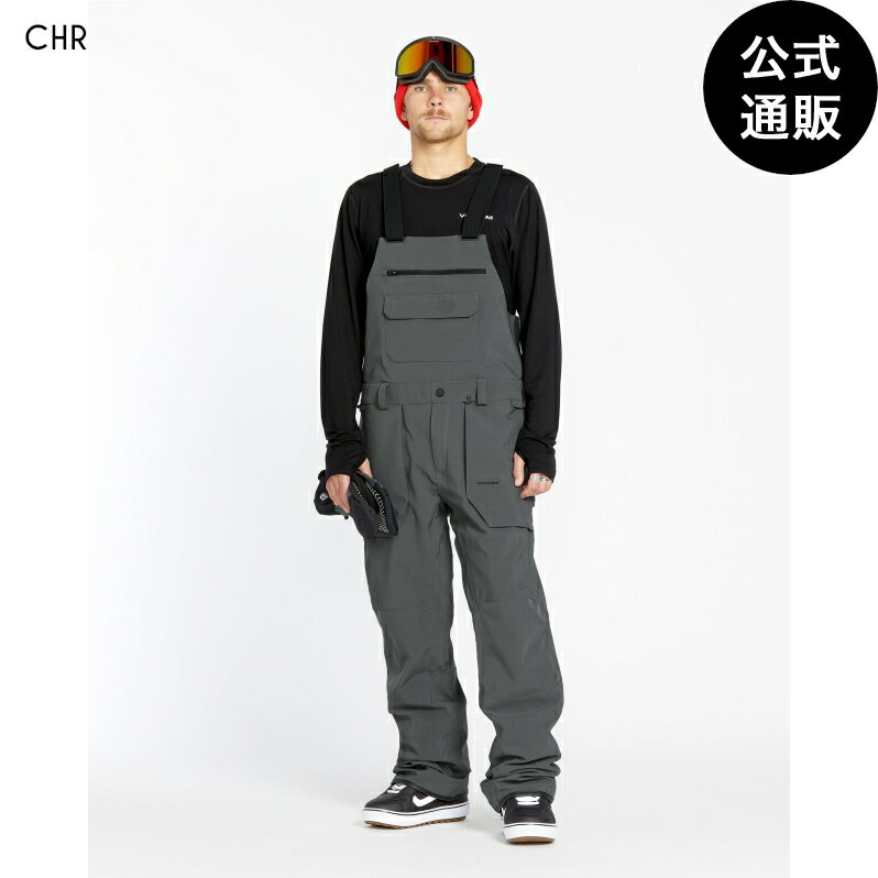 【OUTLET】【30%OFF】【送料無料】ボルコム Mens Roan Bib Overalls - Charcoal 全1色 XS/S/M/L/XL/XXL...