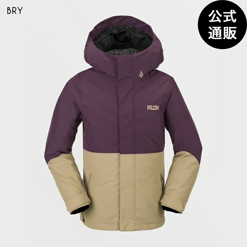 【OUTLET】ボルコム Kids Sass'N'Fras Insulated Jacket - Blackberry 全1色 XXS/XS/S/M/L/XL/XXL/D VO..