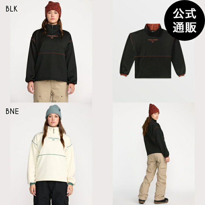 【楽天イーグルス感謝祭期間はP10倍！】ボルコム レディース HYDRO 1/4 ZIP プルオーバーZIPフリース 全2色 XS/S/M/L VOLCOM