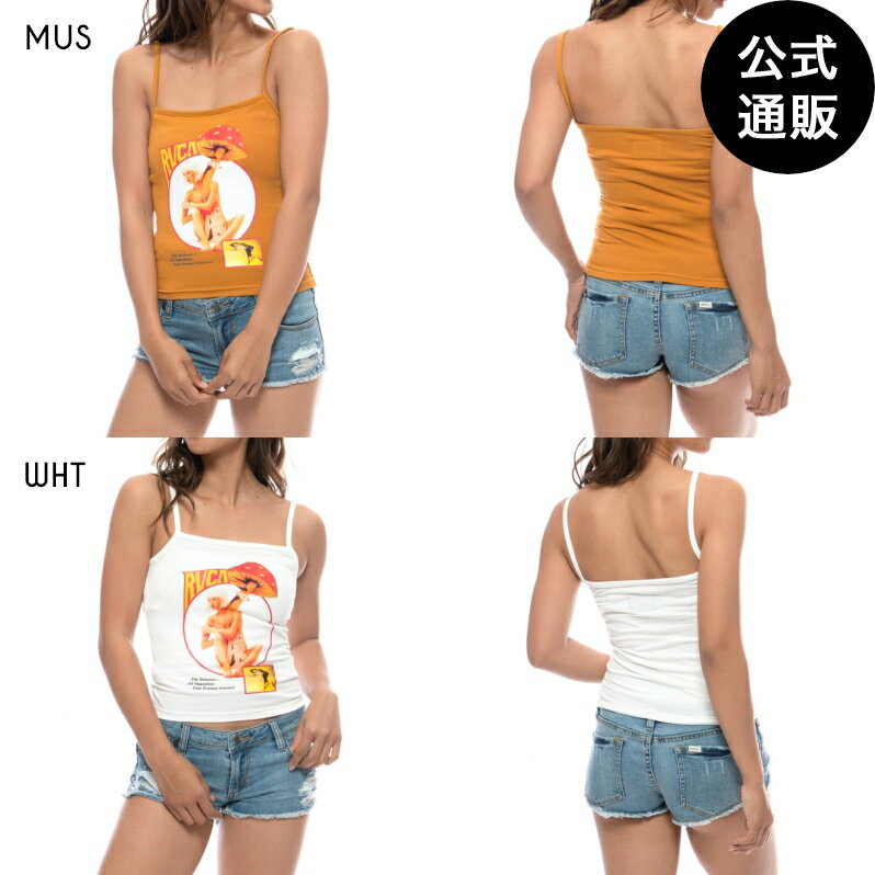 【OUTLET】2021 RVCA ルーカ レディース 【DANA TRIPPE】 PULP FUSION TANK タンクトップ【2021年夏モデル】 全2色 XS/S rvcaのサムネイル