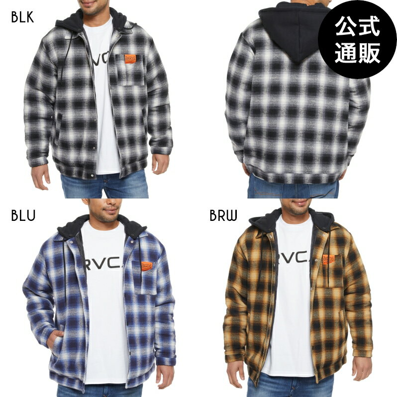 【OUTLET】【送料無料】2021 RVCA ルーカ メンズ FLANNEL BOA SHIRT JK ジャケット【2021年秋冬モデル】 全3色 S/M/L/XL rvca