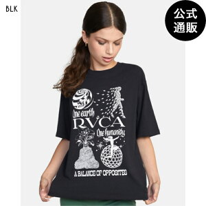 【OUTLET】2022 RVCA ルーカ レディース ONE EARTH SS Tシャツ【2022年夏モデル】 全1色 XS/S/M rvca