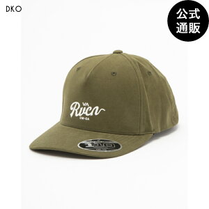 【OUTLET】2022 RVCA ルーカ メンズ SCRIPTO PINCHED SNAP キャップ【2022年春夏モデル】 全1色 F rvca