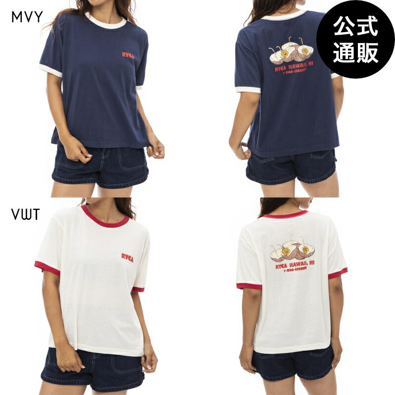2023 RVCA ルーカ レディース HAPPY HOUR SHORT SLEEVE TEE Tシャツ【2023年春夏モデル】 全2色 S/M/L rvcaのサムネイル