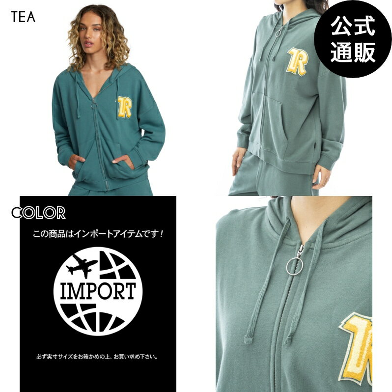 【SALE】【30%OFF】【送料無料】2023 RVCA ルーカ レディース 【ROSE MACHADO】 THRIFT ZIP スウェットジャケット【2023年夏モデル】 全1色 XS/S/M rvca