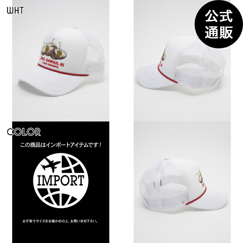 2023 RVCA レディース COCONUTS FOAMY TRUCKER キャップ 全1色 F rvca