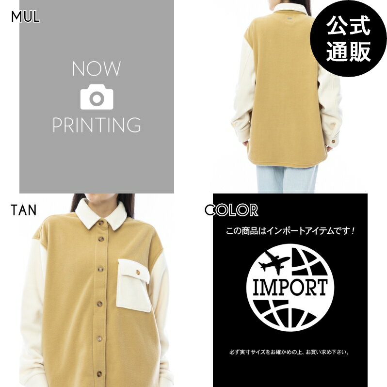 【OUTLET】【50%OFF】【送料無料】2023 ルーカ レディース POLAR BIRDIE SHACKET ジャケット【2023年秋冬モデル】 全2色 S/M/L rvca