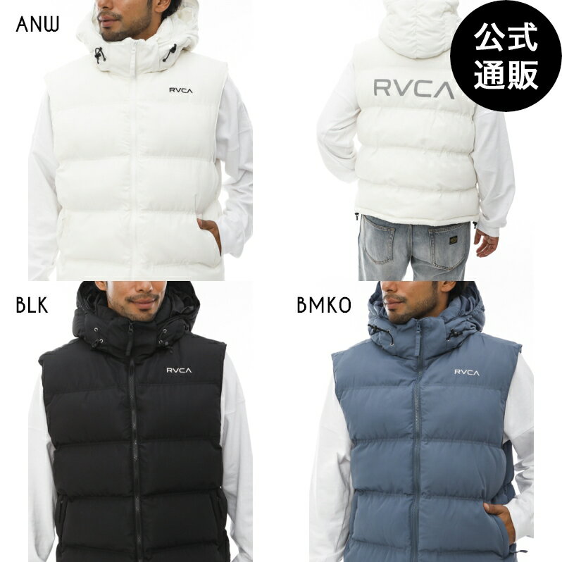 【OUTLET】【30%OFF】【送料無料】2023 ルーカ メンズ PUFFER VEST ジャケット【2023年秋冬モデル】 全3色 S/M/L/XL rvca