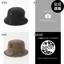 【OUTLET】【30%OFF】【送料無料】2023 ルーカ メンズ CHUNKY CORD BUCKET ハット【2023年冬モデル】 全3色 F rvca