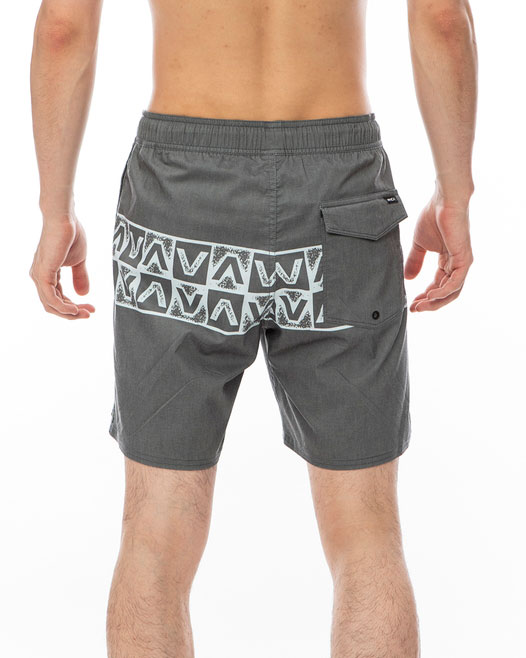 【OUTLET】【35%OFF】【送料無料】2024 ルーカ メンズ BARNES ELASTIC SHORT ボードショーツ/サーフトランクス KVK9【2024年春夏モデル】 全1色 S/M/L/XL rvca