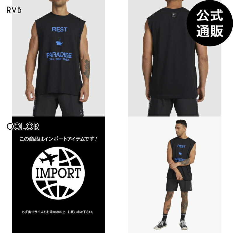 ルーカ タンクトップ  メンズ 【直営店限定】2024 ルーカ メンズ 【ELLIOT ROUTLEDGE】 CALL ルーカ MUSCLE タンクトップ 【2024年春夏モデル】 全1色 S/M/L/XL rvca