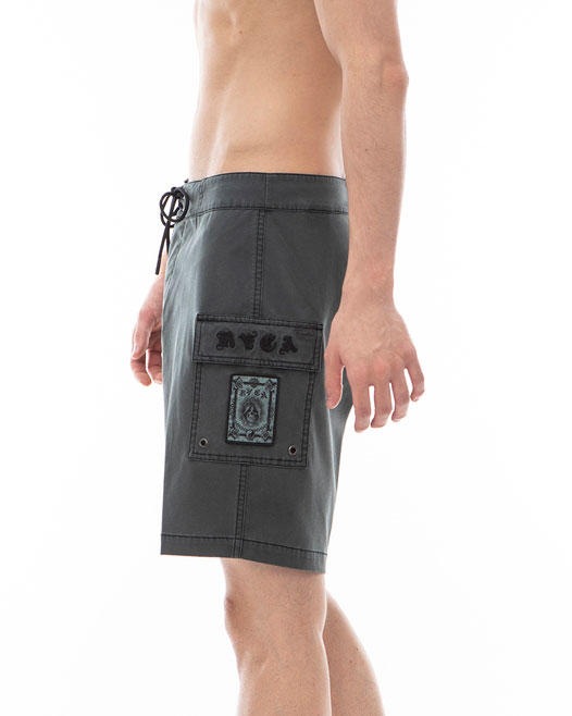【楽天スーパーSALE期間はP10倍！】【OUTLET】【50%OFF】【送料無料】2024 ルーカ メンズ 【BENJAMIN JEANJEAN】 BENJ SKULL TRUNK ボードショーツ/サーフトランクス BLK【2024年夏モデル】 全1色 28/30/32/34/36 rvca