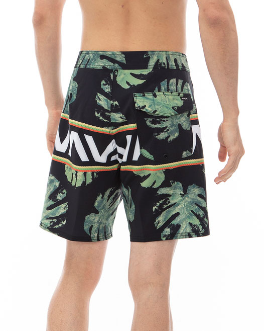 【OUTLET】【35%OFF】【送料無料】【直営店限定】2024 ルーカ メンズ 【HAWAII】 OBLOW HAWAII BANDED ボードショーツ/サーフトランクス BLK【2024年夏モデル】 全1色 28/30/32/34/36 rvca
