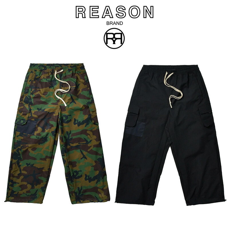 REASON リーズン PARASHUTE PANT パラシュートパンツ コットン イージーパンツ/B系/ストリート/ダンス衣装/チーム/カジュアル/アメカジ/インポート/M L XL 2XL 3XL/大きいサイズ/ビッグサイズ